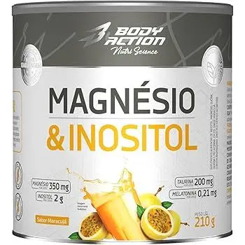 Magnésio Inositol Taurina Melatonina 210g Bodyaction