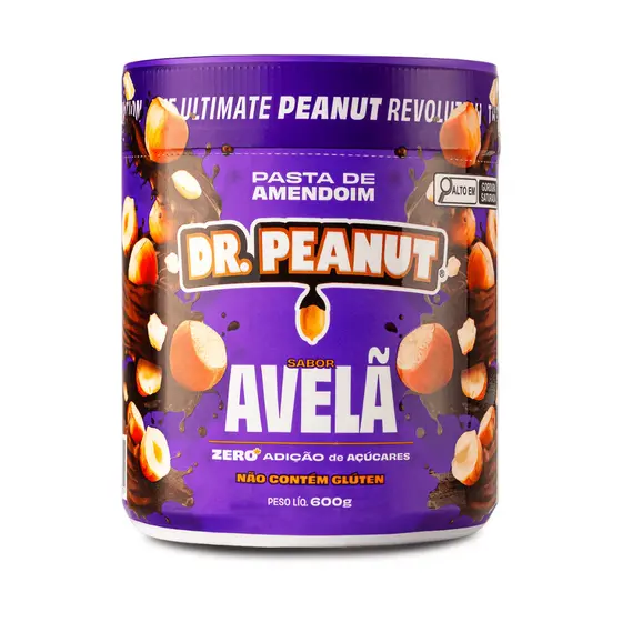 Pasta de Amendoim com Whey Protein 600g Dr Peanut