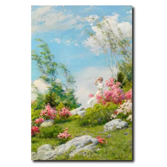 Quadro Charles Curran Manhã de Maio em Tela Acetinada