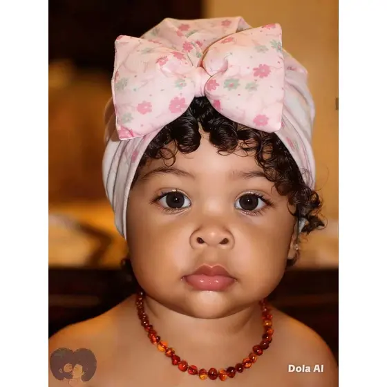 Touca Turbante Zoe | Touca turbante bebe | Touca turbante Estampada| Touca Laço| Touca Flor