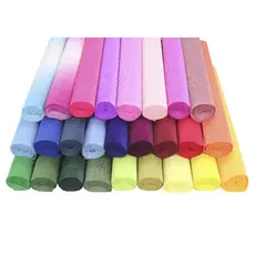 Papel Crepom Italiano Rossi - UNIDADE - Tamanho 50 cm X 2,5 Mts