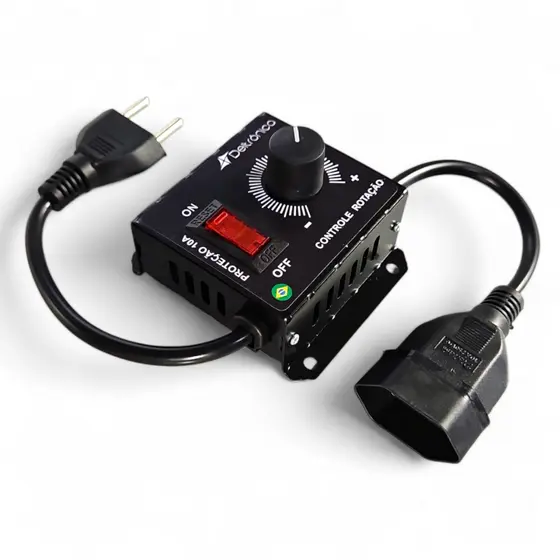 Dimmer Controlador Velocidade Motor Ac 110v 220v Deltrônica