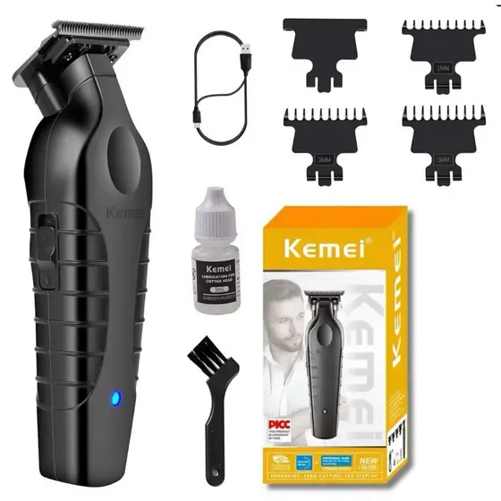 Kemei Máquina De Acabamento Kemei Km-2299 Profissional Original Barbeador Elétrico - Bivolt