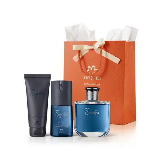 Presente natura biografia masculino desodorante colônia masculino 100 ml   desodorante corporal masculino 100 ml  kit