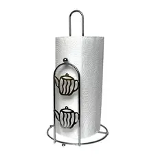 Porta Papel Toalha Suporte Vertical De Aco Para Mesa 30cm