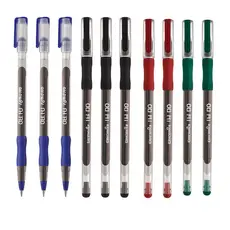 Caneta Gel Fit 0.6 -  Preta Jocar Office- 10 Canetas