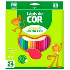 Lápis de Cor,Colorir, 24 Cores Sextavado