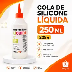 Cola de Silicone Líquida Leoarte 250ml