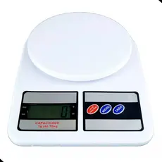 Balança Digital Cozinha Alta Precisão Portátil Versátil Confeitaria Fitness Dieta Treino 10kg