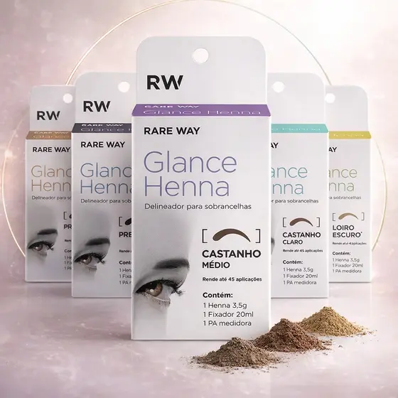 henna glance designer sobrancelha profissional renna glace indiana Rare Way