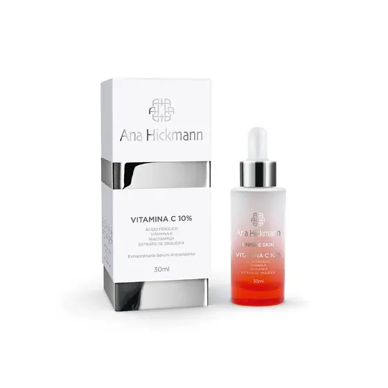 Serum Vitamina C Antioxidante Ana Hickmann Uniformiza, Hidrata e Ilumina a Pele