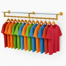 Arara para roupa Lojas - 2 metros OBS  NAO Acompanha VIDRO  BUCHA E Nem PARAFUSOS