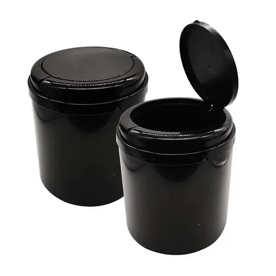 Lixeira Max Toc Com Tampa Click Para Cozinha Banheiro Quarto de bebe 6 litros