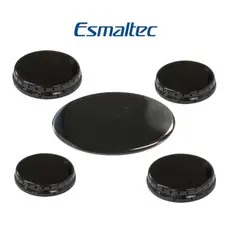 Kit Espalhadores TampaS Para Fogão Esmaltec Agata 5 Bocas