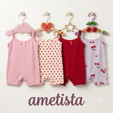 kit 4 Macaquinho Body Bebê Menina Roupa de Bebe Menina Macacão Infantil Moda Feminina Verão Algodão