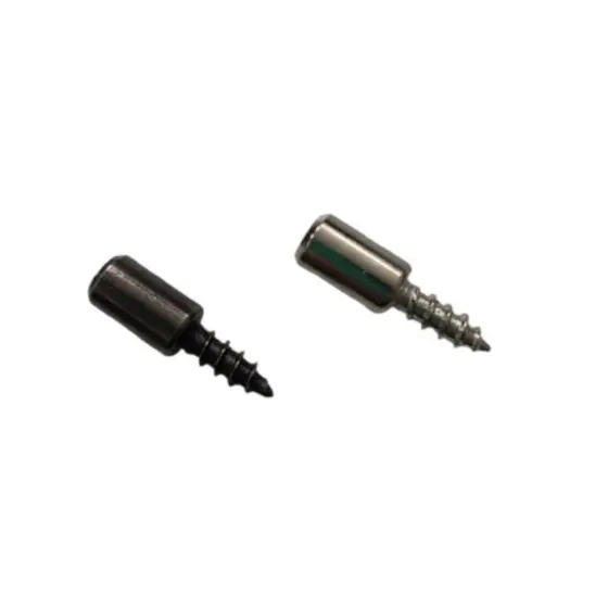 Suporte Pino 7,5x12,5mm para Prateleiras Niquelado ou Preto