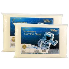 kit 4 e 2 Travesseiro Nasa Para Fronha 70x50cm antiacaro Ortopédico e Anatômico