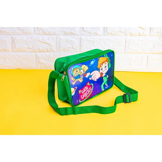 Bolsa Infantil Gato Galáctico Personalizada  - Lembrancinha Festa Infantil