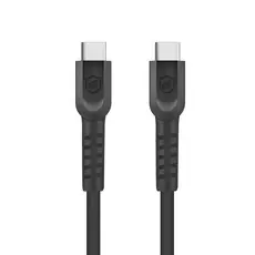Cabo Dual Shock Type C / Tipo C 1,2 Metros Certificado Anatel - Preto - Gorila Shield