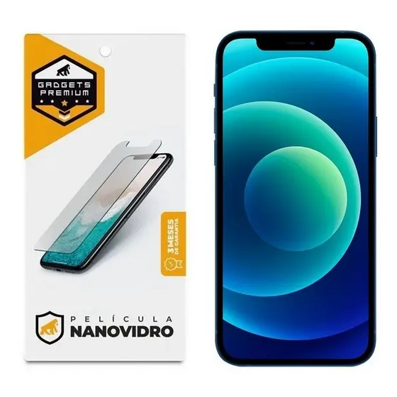Película Gshield Nano Vidro 3D Para iPhone SE X 7 8 11 12 13 14 15 16 Pro Max Plus