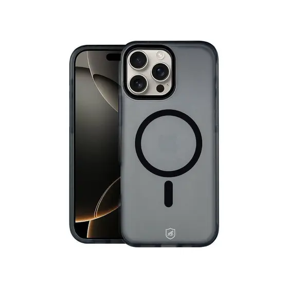 Capa Case Capinha MagSafe Pro Preta para iPhone 16 Pro - Carregamento Sem Fio Rápido Gshield