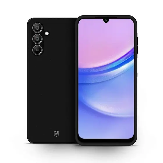 Capa Case Capinha Silicon Veloz Samsung Galaxy A15 - Silicone Premium, Antimpacto, Preta - Gshield