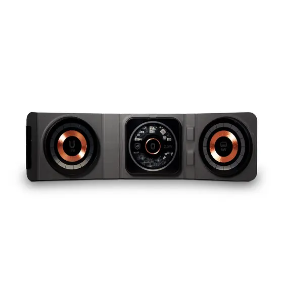 Carregador por Indução 3 em 1 - Wireless, Dobrável, Universal - Gshield