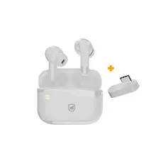 Earbuds Fone de Ouvido Bluetooth 5.4 com ANC, Cancelamento de Ruído, Adaptador USB-C 2.4G - Gshield