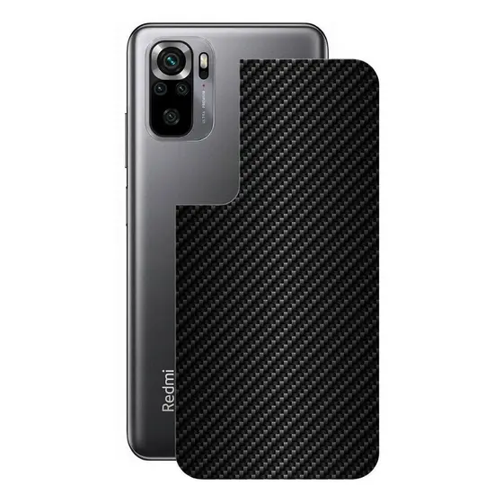 Película Redmi Note 10S-Traseira Fibra Carbono Preta-Gshield