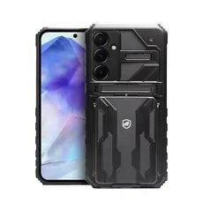 Capa Case Capinha Snap Guardian p/ Samsung Galaxy A55 Gshield – c/ Suporte Kickstand e Porta-cartões