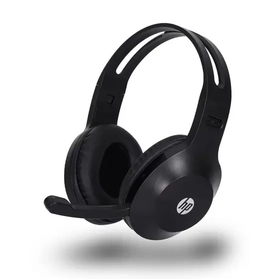 Headset HP com Microfone e Conexão P2 3,5mm – Cabo 2m, Áudio HD e Controle de Volume