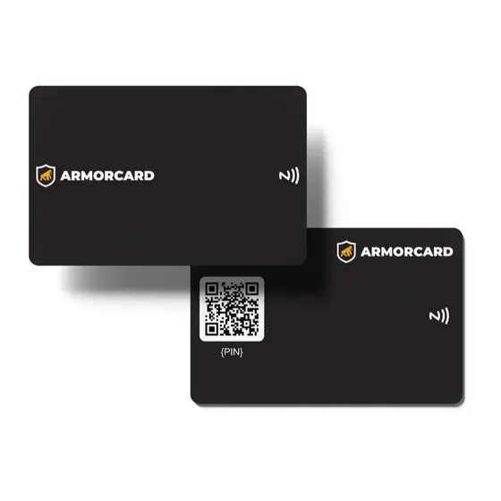 Cartão de Visita Digital - ArmorCard - Gshield - Compartilhe seus contatos por NFC ou Qrcode