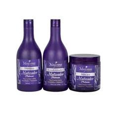 Capilar Cabelos Shampoo Loiro Matizador Condicionador Mascara