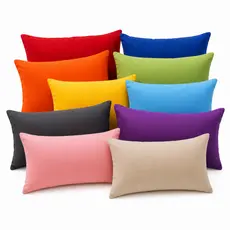 kit 2 Capas de Almofada 30x45 baguete fronha ziper colorida decorativa barato
