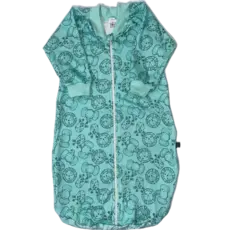 Saco de Bebe Pijama Malha Meia Estação Suedine 100% Algodão Estampado Menino
