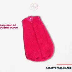 Saco de Dormir Bebe DUPLO Super Quente Menina Menino Fleece por Fora