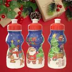 Kit com 10 garrafinhas NATAL squeeze infantil modelos variados lembrancinhas crianças