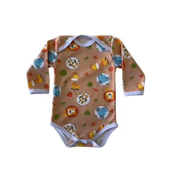 Body Bebê Manga Longa - 70% Algodão 30% Poliéster