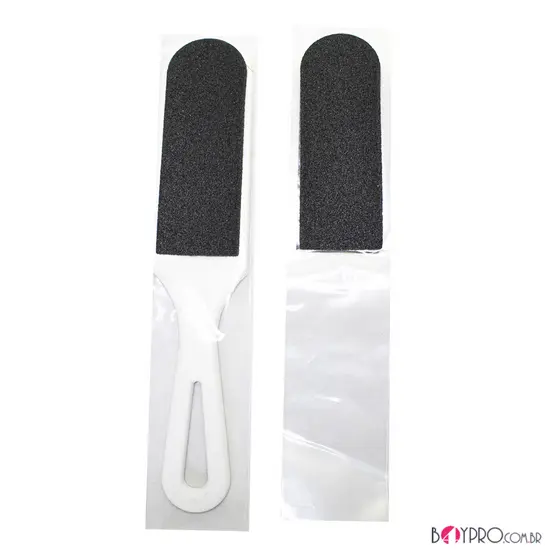 500 Un Lixa Descartável Para Pés Com Refil Plástico  + Brinde