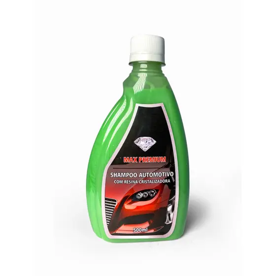 Shampoo automotivo com Resina Cristalizadora Diamante 500ml - Brilho intenso e duradouro