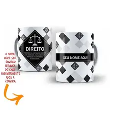 Caneca Profissão Advogado Direito Com Seu Nome - Oferta!!!