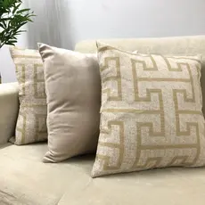 Kit Capa de Almofada 4  Peças Decorativa Estampada para Sala