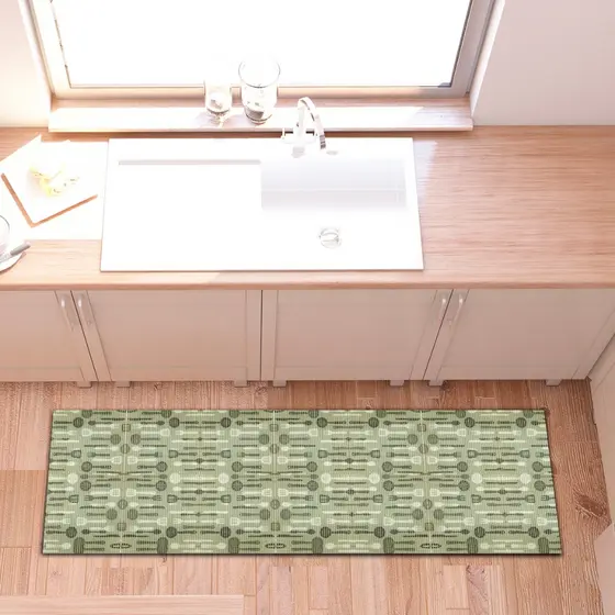 Passadeira Emborrachada E Antiderrapante Varias Estampas Cozinha - 1M X 43CM / 45CM