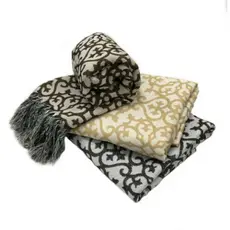 Manta Para Sofá Decorativa 2 Lugares Melhores Preços Bege Marrom Promoção
