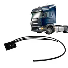 Botão Válvula Ar Trava de Volante Escamoteável Para Scania Série 4 Série 5 P G R com Chicote 1797971