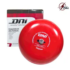 Campainha Sirene Tipo Gongo Alta Potencia Para Escola Hospital Empresa 220V DNI 6350