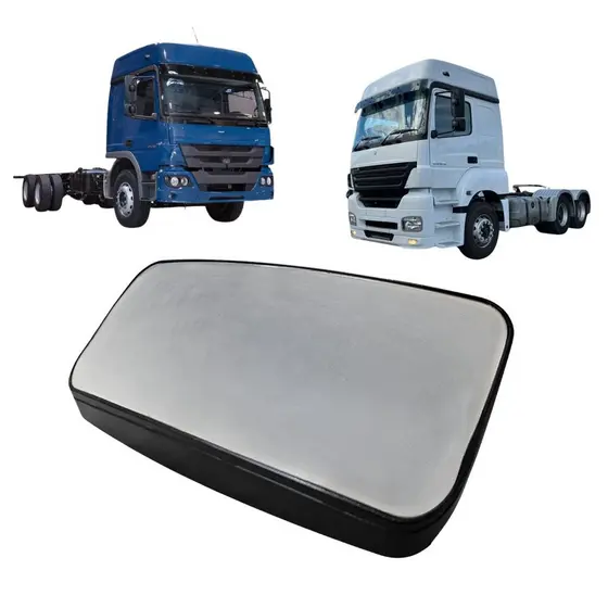Espelho Retrovisor Para Mercedes Benz Axor Atego Convexo Sem Desembaçador e Braço Lado Esquerdo
