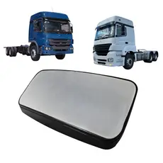 Espelho Retrovisor Para Mercedes Benz Axor Atego Convexo Sem Desembaçador e Braço Lado Esquerdo