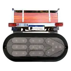 Lanterna Carreta Carretinha Reboque Jet Barco Cristal Lanterna Led Carretinha Reboque 12/24v 18 Leds