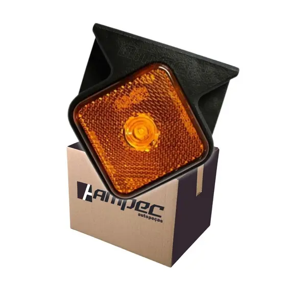 Lanterna Lateral Carreta Guerra LED Bivolt Braslux Original Com Suporte
